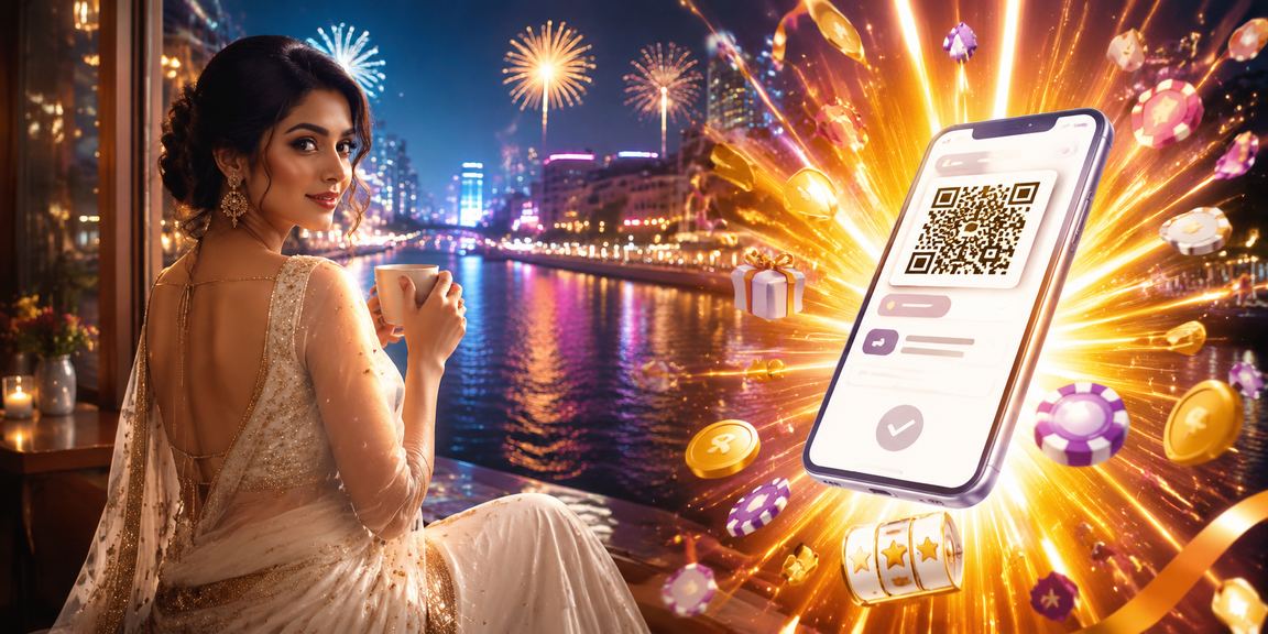 Indian lottery jackpot with coins and currency notes